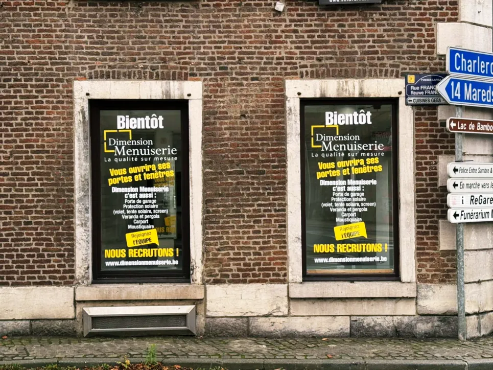 Nouveau Showroom Dimension Menuiserie Fosses-la-Ville