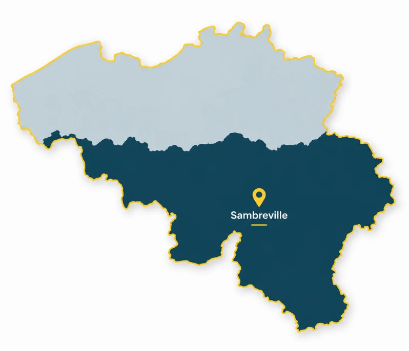 Carte Belgique