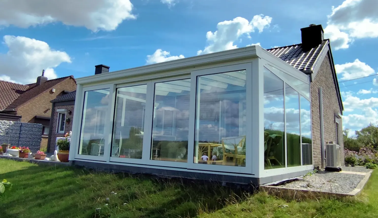 Véranda et Pergolas Dimension Menuiserie Sambreville
